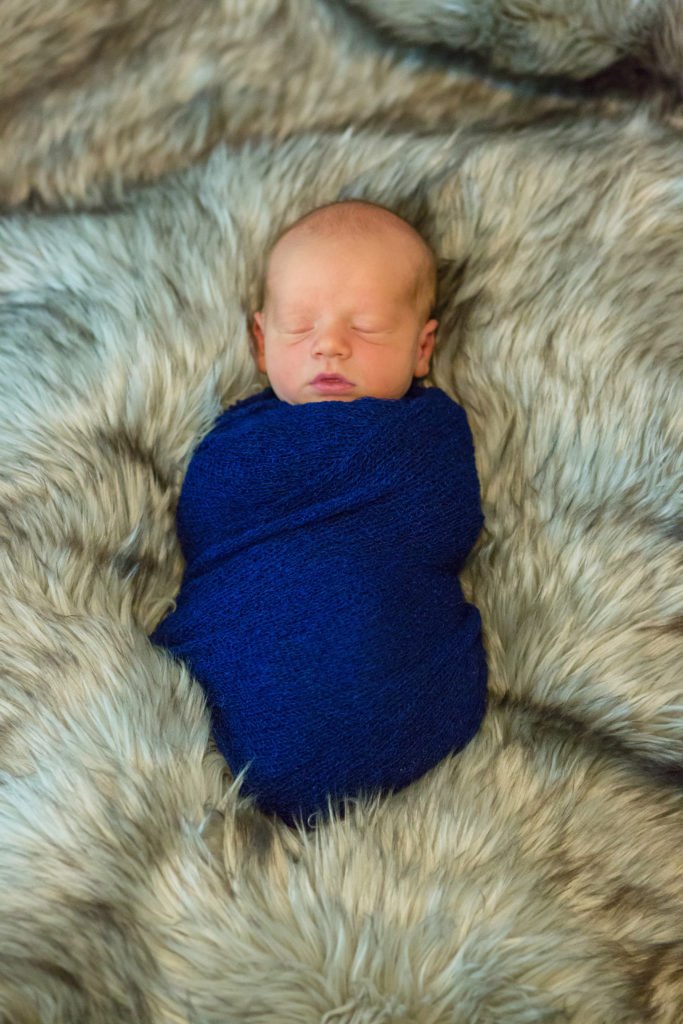 Porter TX baby boy newborn during his in-home newborn session
