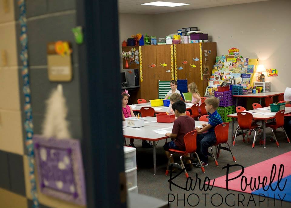 looking in to the classroom