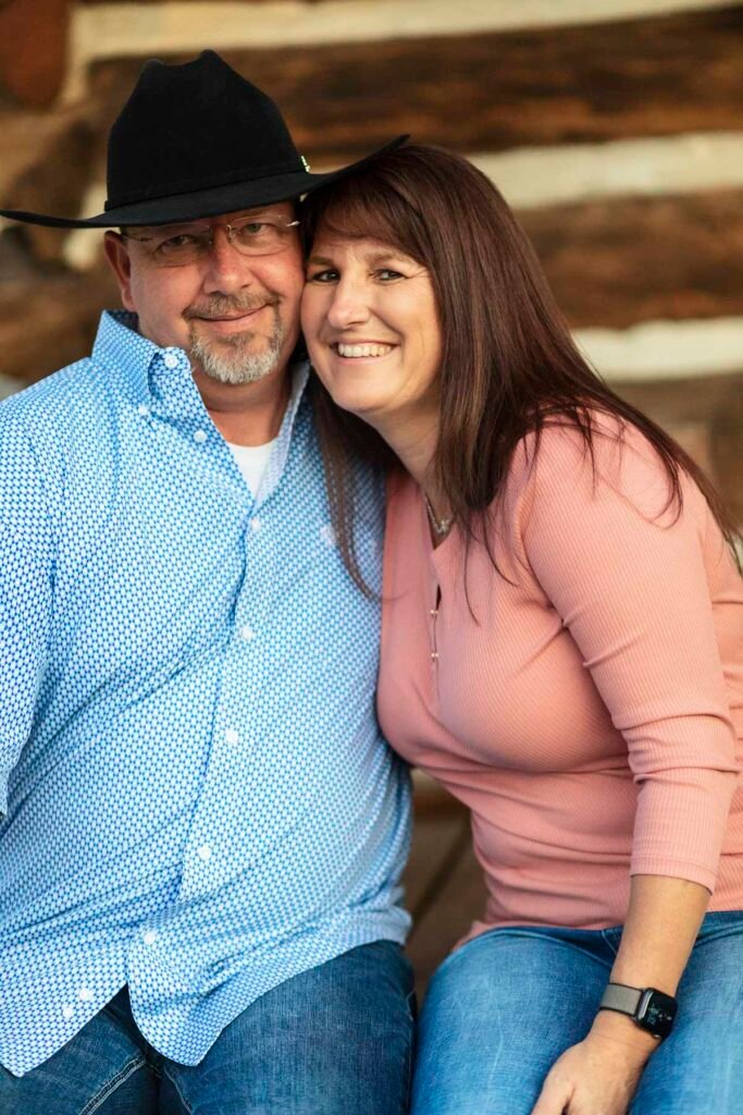 Family of 5 at Fernland In Montgomery TX with fernland family photographer