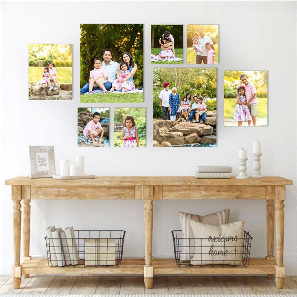 Canvas grouping, Kara Powell Photography